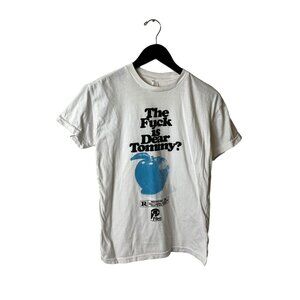 Dear Tommy T Shirt Adult White Small S Graphic Tee Cotton Short Sleeve Solid